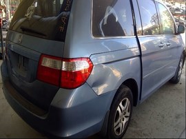 2007 HONDA ODYSSEY, BLUE, EX-L, 3.5L, AT, FWD,  A25127